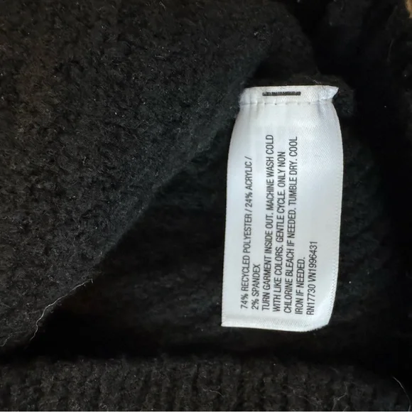 Universal Thread Black Ribbed Button-Up Women’s Cardigan - Picture 4 of 5